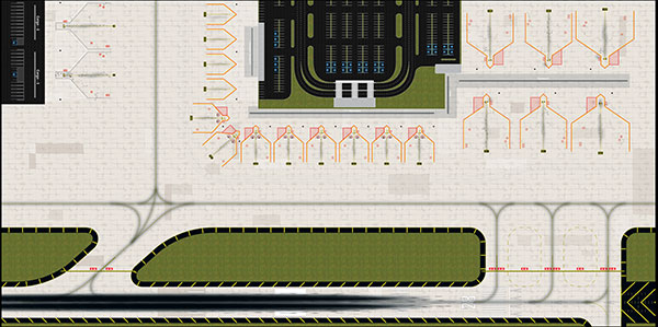 Airport Single Runway #3